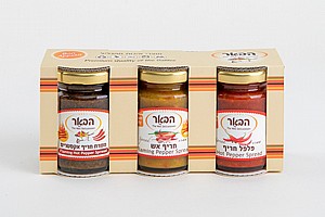 מארז שלישיית חריפים מארז שלישיית חריפים